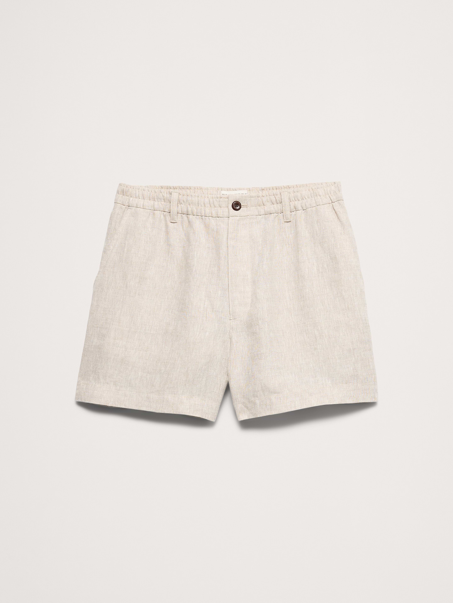 Image number 4 showing, 5" Linen Pull-On Short