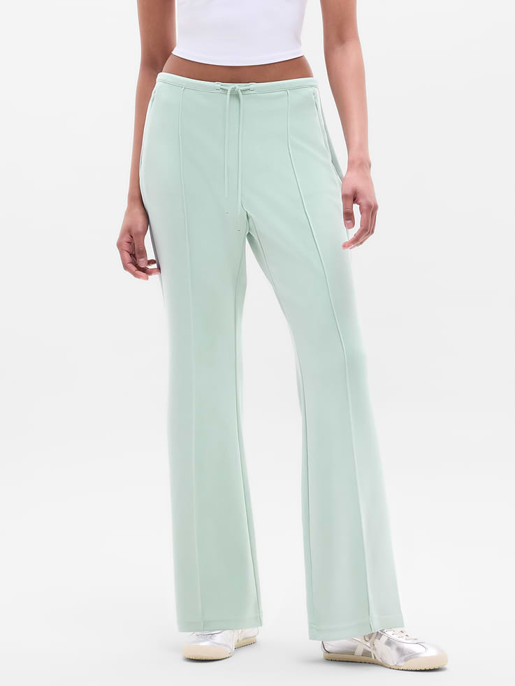 Image number 1 showing, Seasoft Pintuck Mid Rise Flare Pant