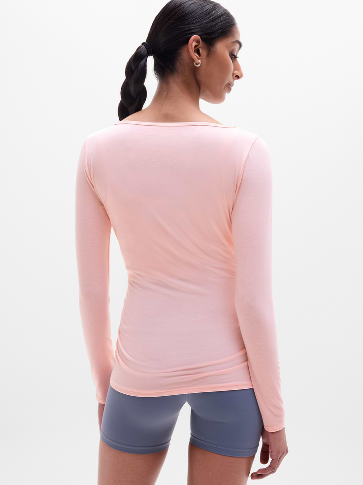 Image number 3 showing, Move With Ease Boatneck Top
