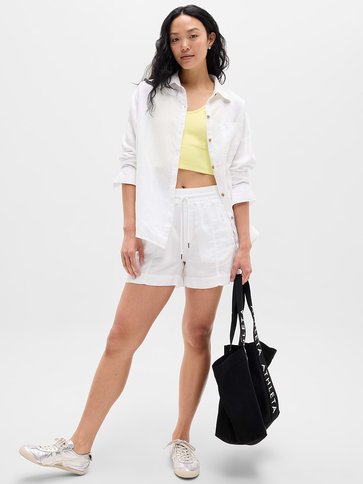Image number 2 showing, Retreat Linen Top