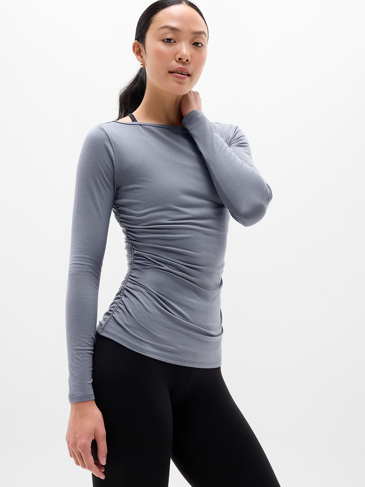 Image number 1 showing, Move With Ease Boatneck Top