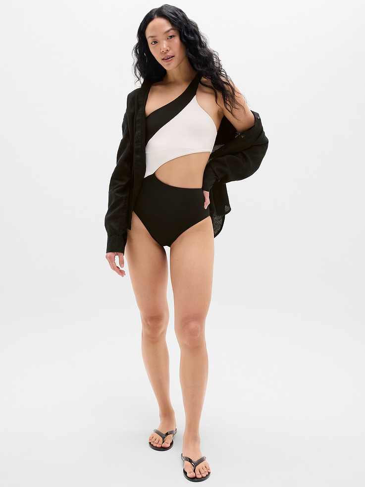 Image number 2 showing, Shoreline Asymmetrical One Piece