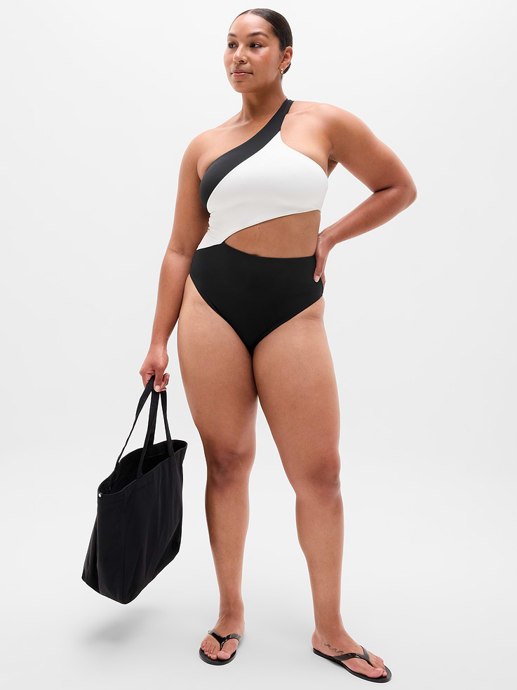 Image number 4 showing, Shoreline Asymmetrical One Piece