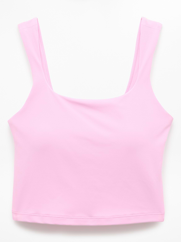 Transcend Square Neck Crop Sports Bra D-DD