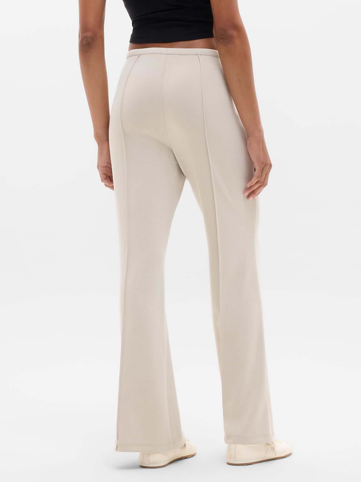Seasoft Pintuck Mid Rise Flare Pant | Athleta
