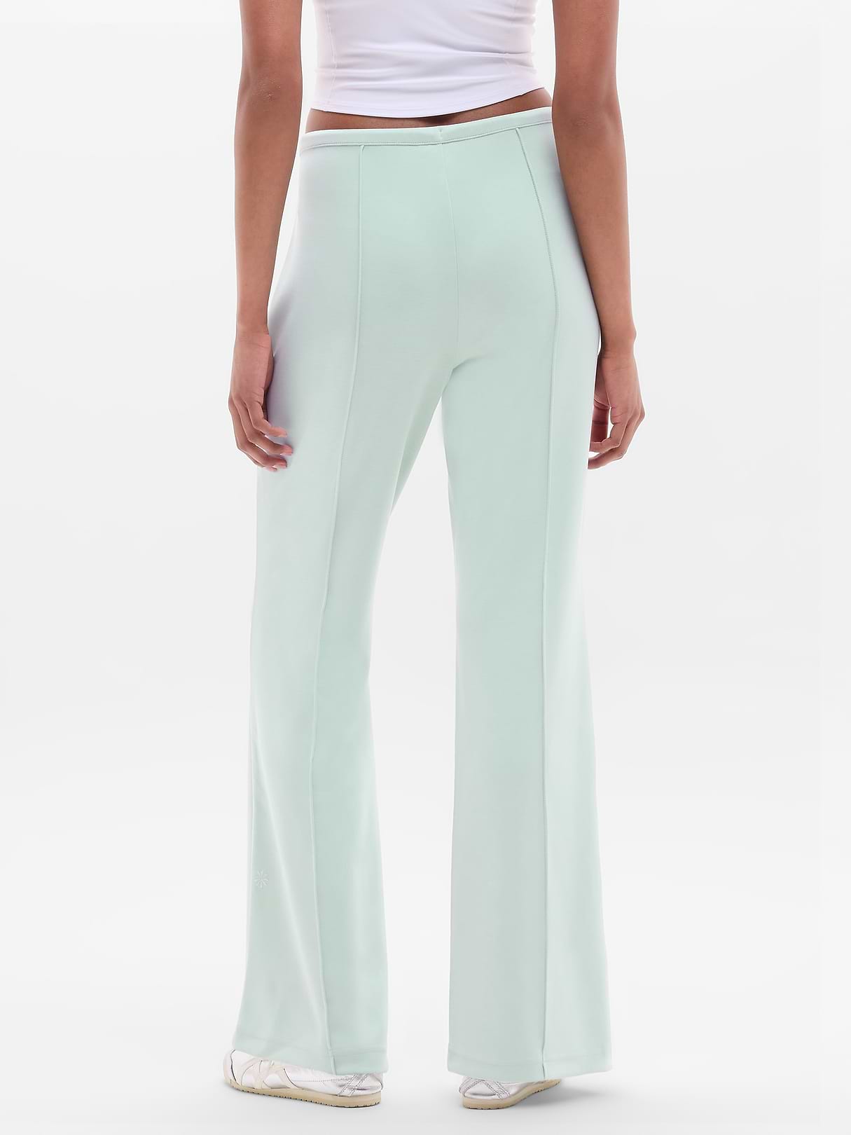 Seasoft Pintuck Mid Rise Flare Pant | Athleta