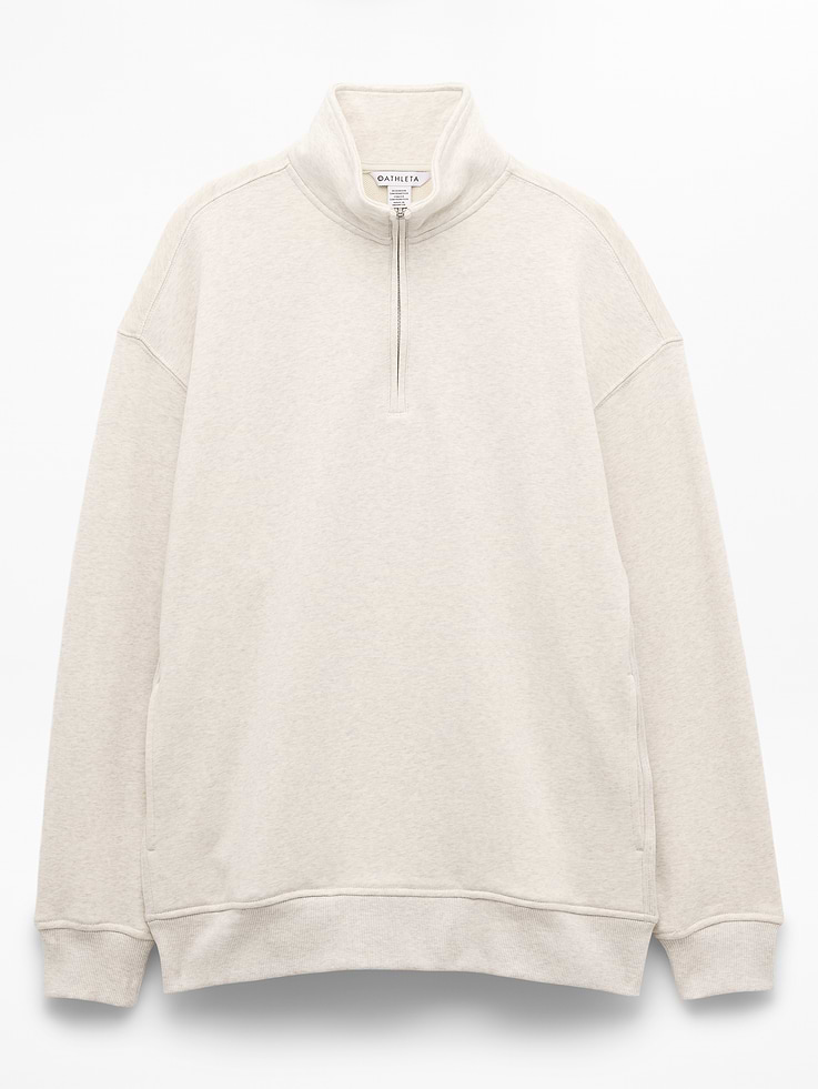 Image number 7 showing, Heavyweight Terry 1/4 Zip Sweatshirt