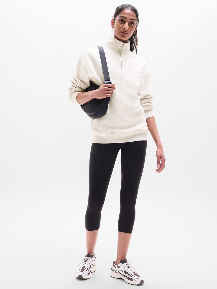 Image number 2 showing, Heavyweight Terry 1/4 Zip Sweatshirt