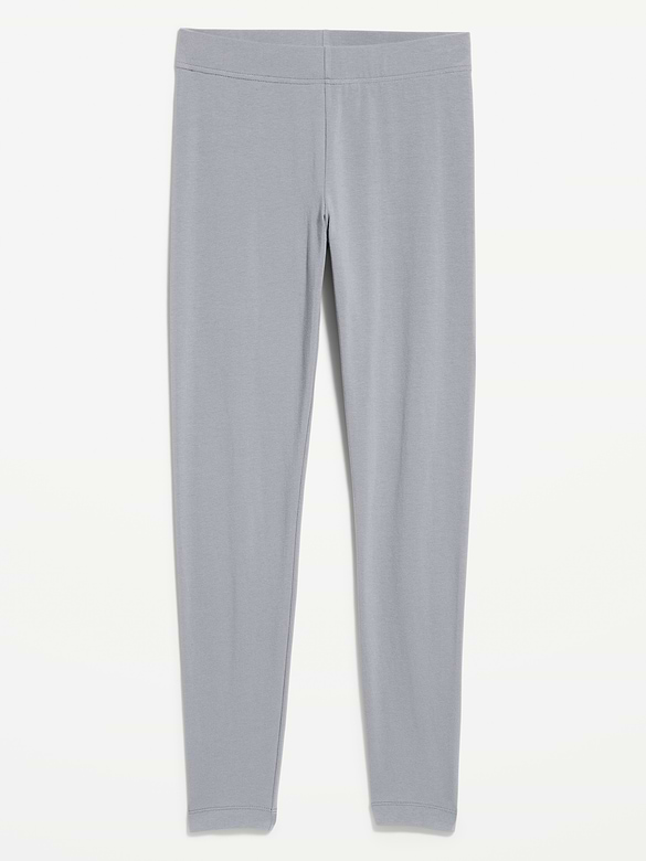 High-Waisted Jersey Fashion Layering Leggings