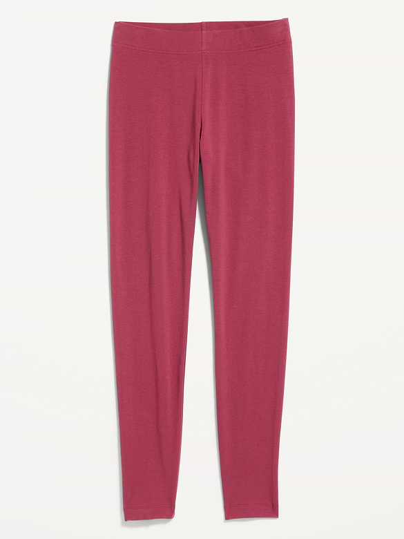 High-Waisted Jersey Fashion Layering Leggings