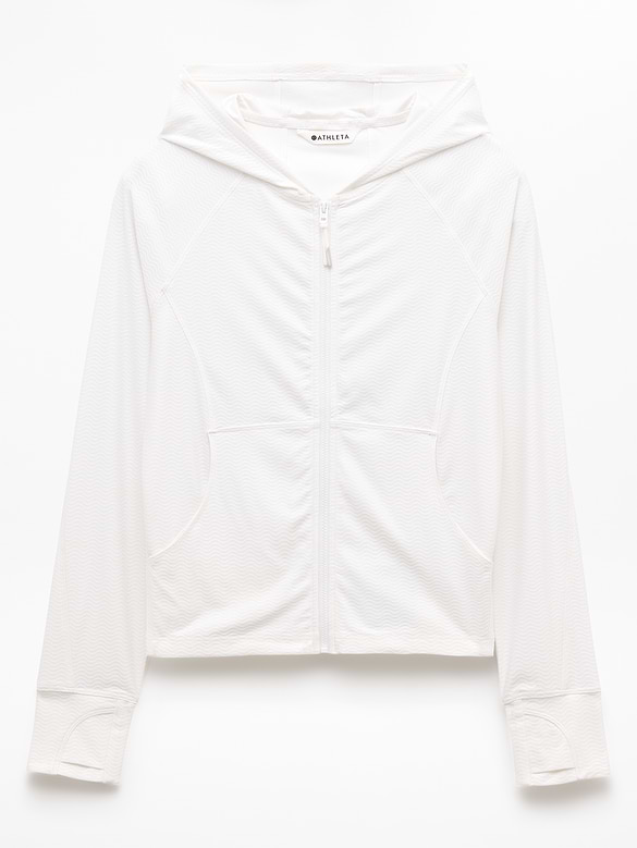 Athleta Girl Long Serve Textured UPF Jacket