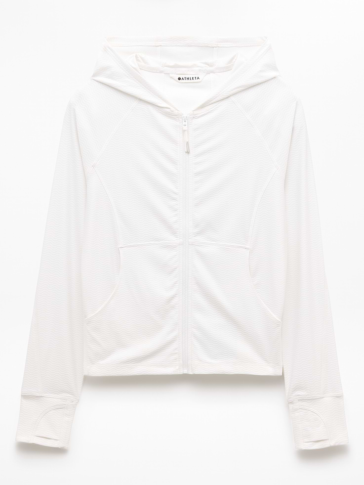 Image number 5 showing, Athleta Girl Long Serve Textured UPF Jacket