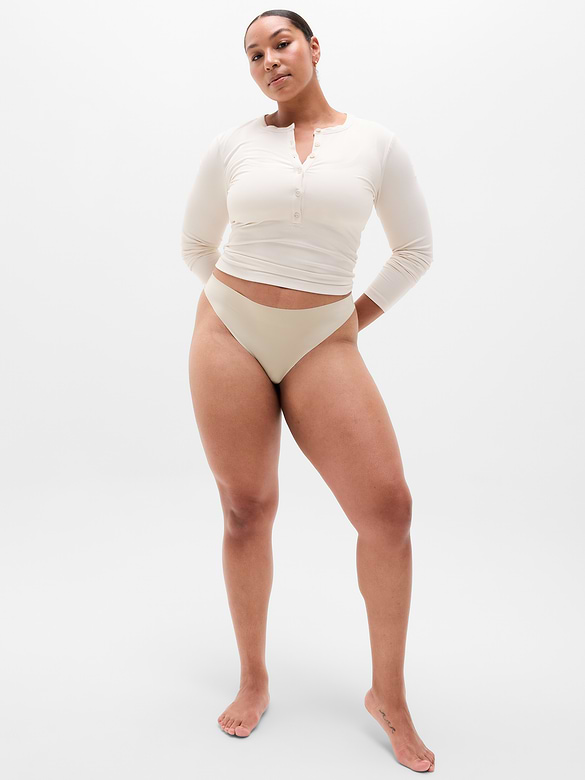 Sleek Form No Show Thong Underwear 3-Pack