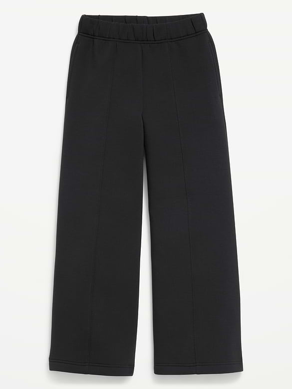 High-Waisted Bounce Fleece Wide-Leg Sweatpants for Girls