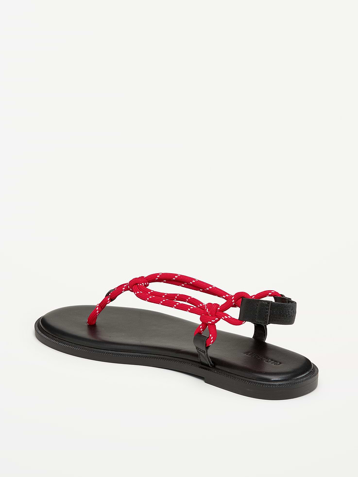 Image number 5 showing, Knotted Rope Thong Sandal for Women