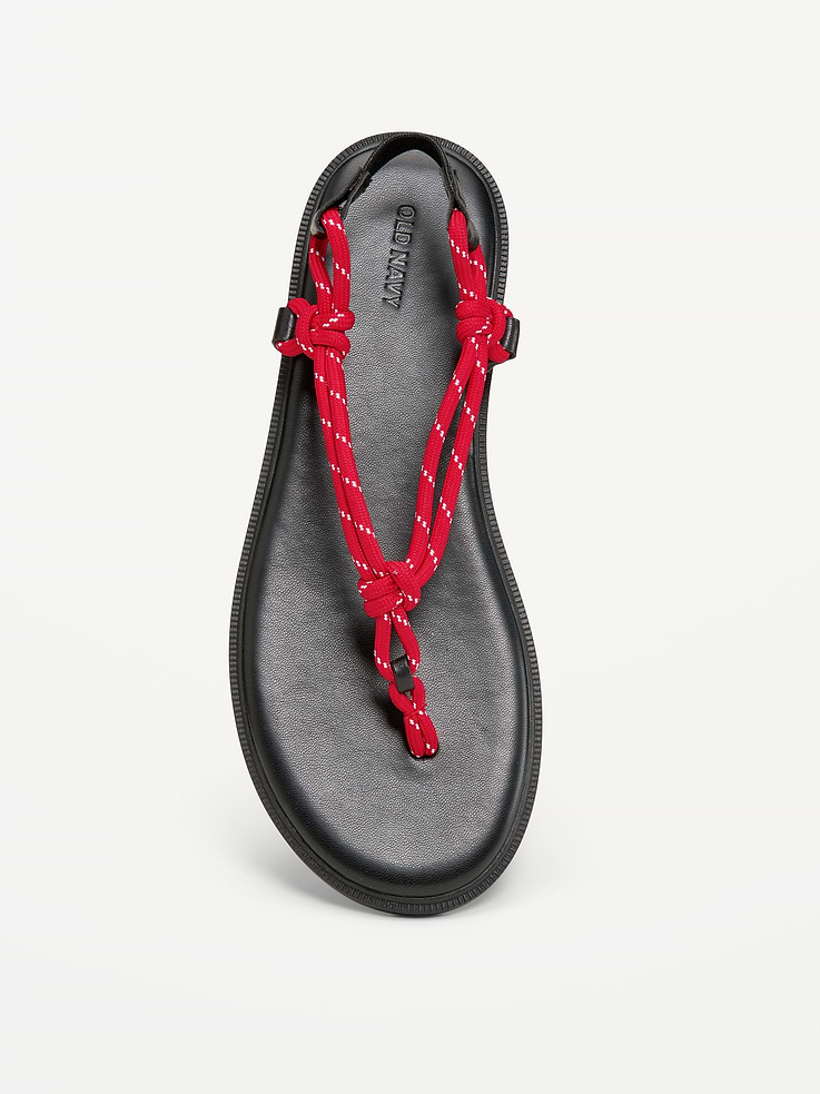 Image number 3 showing, Knotted Rope Thong Sandal for Women