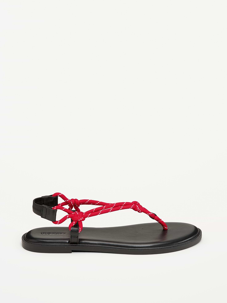 Image number 4 showing, Knotted Rope Thong Sandal for Women