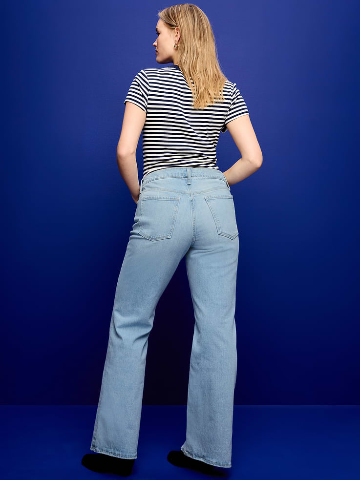 L'image numéro 6 présente Jean Wow semi-évasé ample à taille mi-basse