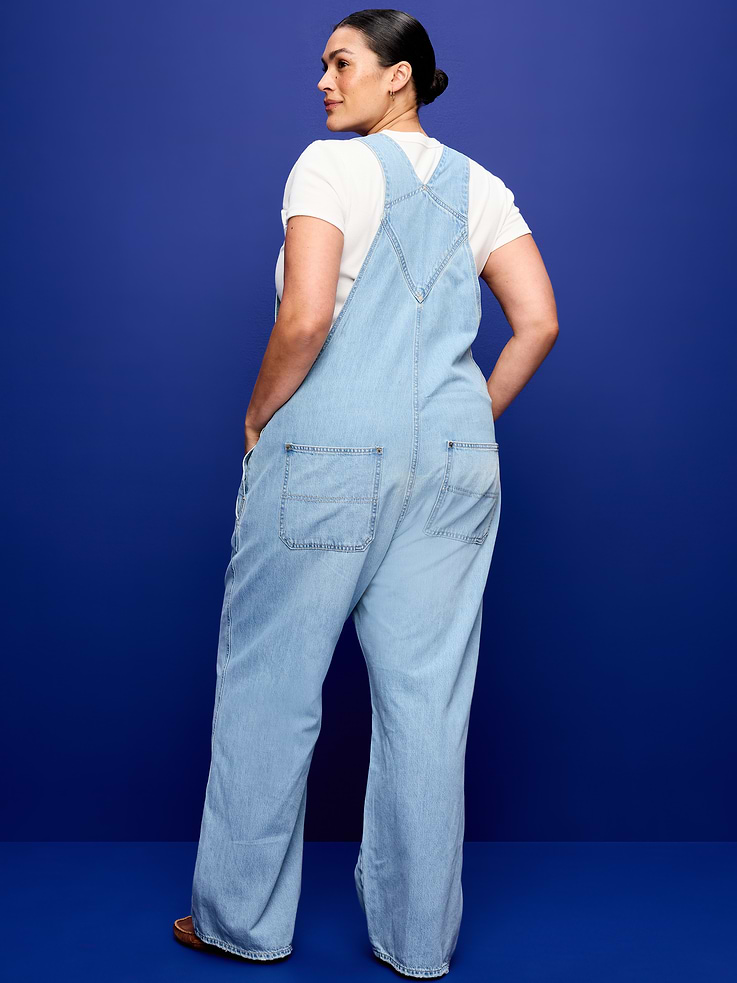 Image number 8 showing, Baggy Wide-Leg Overalls