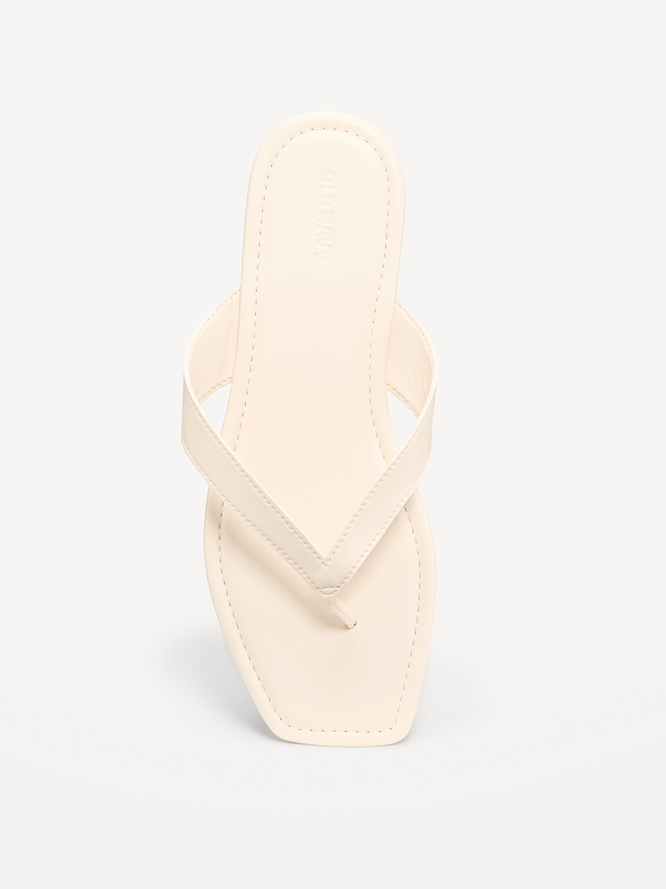 Image number 3 showing, Square-Toe Flip-Flops for Women