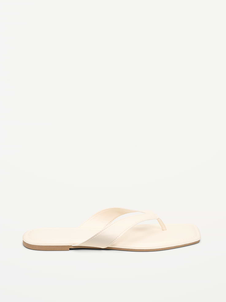 Image number 4 showing, Square-Toe Flip-Flops for Women