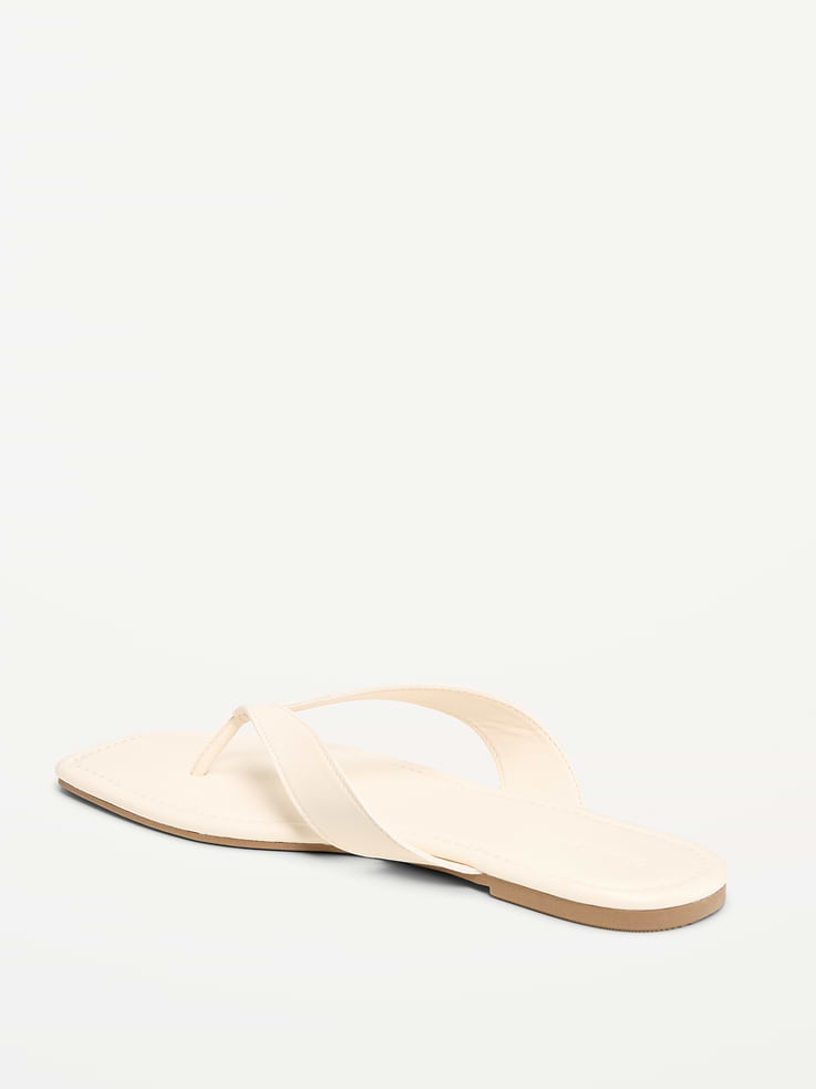 Image number 5 showing, Square-Toe Flip-Flops for Women