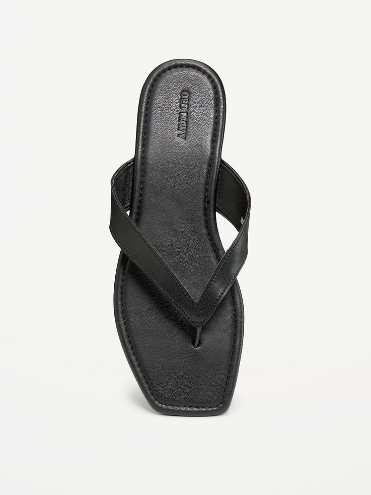 Image number 3 showing, Square-Toe Flip-Flops for Women