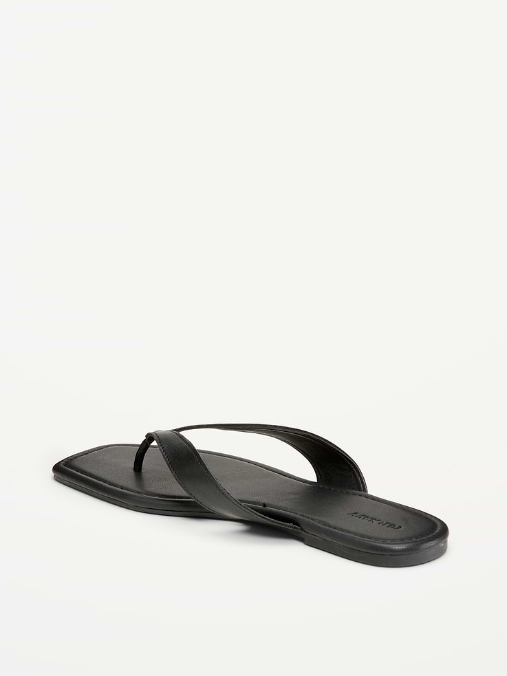 Image number 5 showing, Square-Toe Flip-Flops for Women