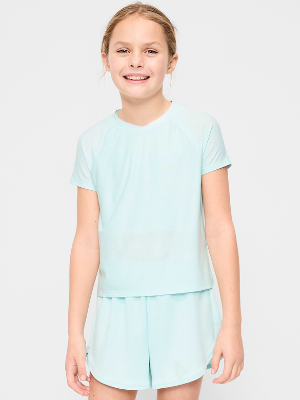 CloudMotion Short-Sleeve T-Shirt for Girls