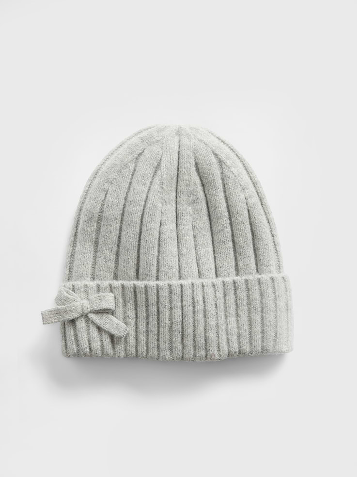 Image number 1 showing, Kids CashSoft Bow Beanie