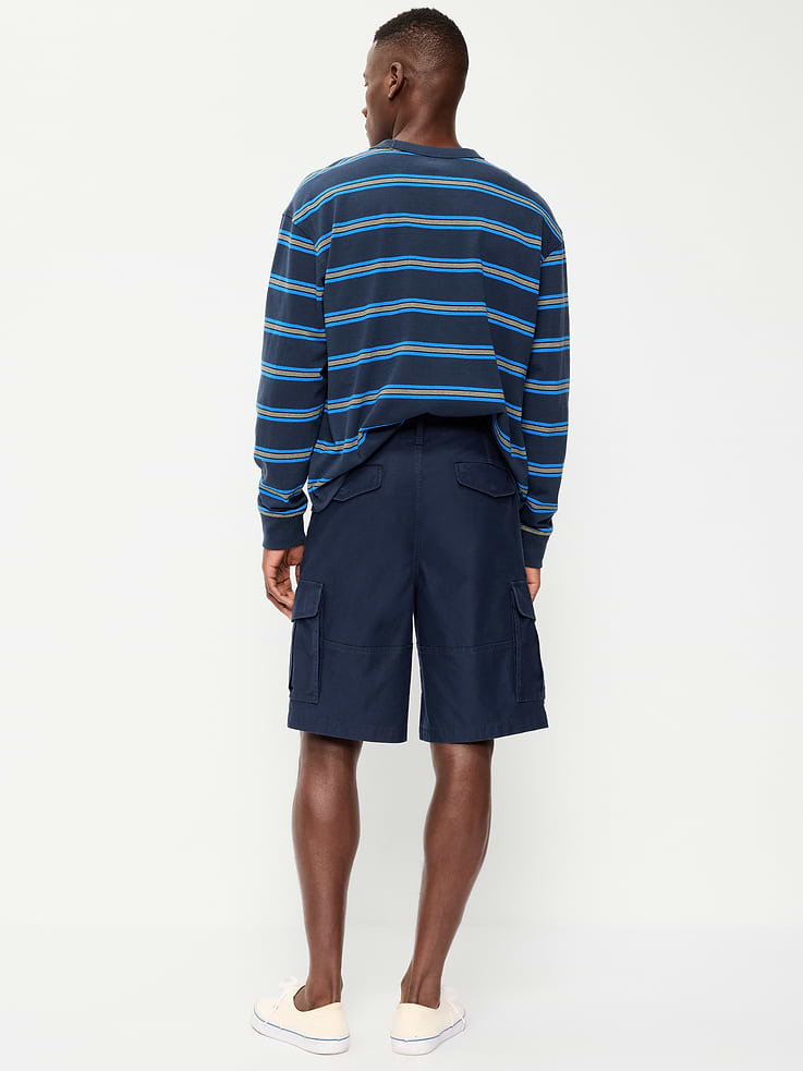 Image number 3 showing, 90's Loose Lived-In Cargo Shorts -- 10-inch inseam