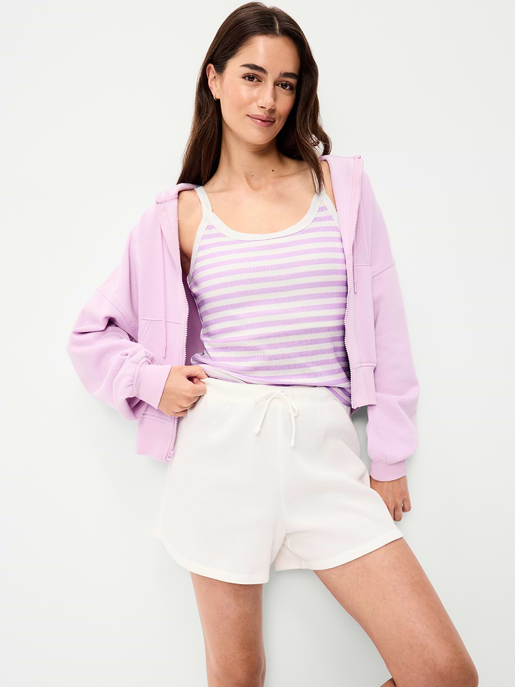 Image 3 of 6, Pointelle Cami Tank Top