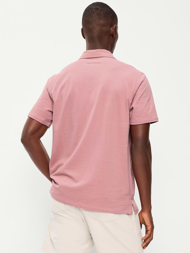 Image number 2 showing, Short-Sleeve Textured Camp Shirt