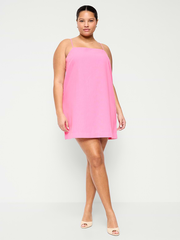 Strappy Mini Shift Dress