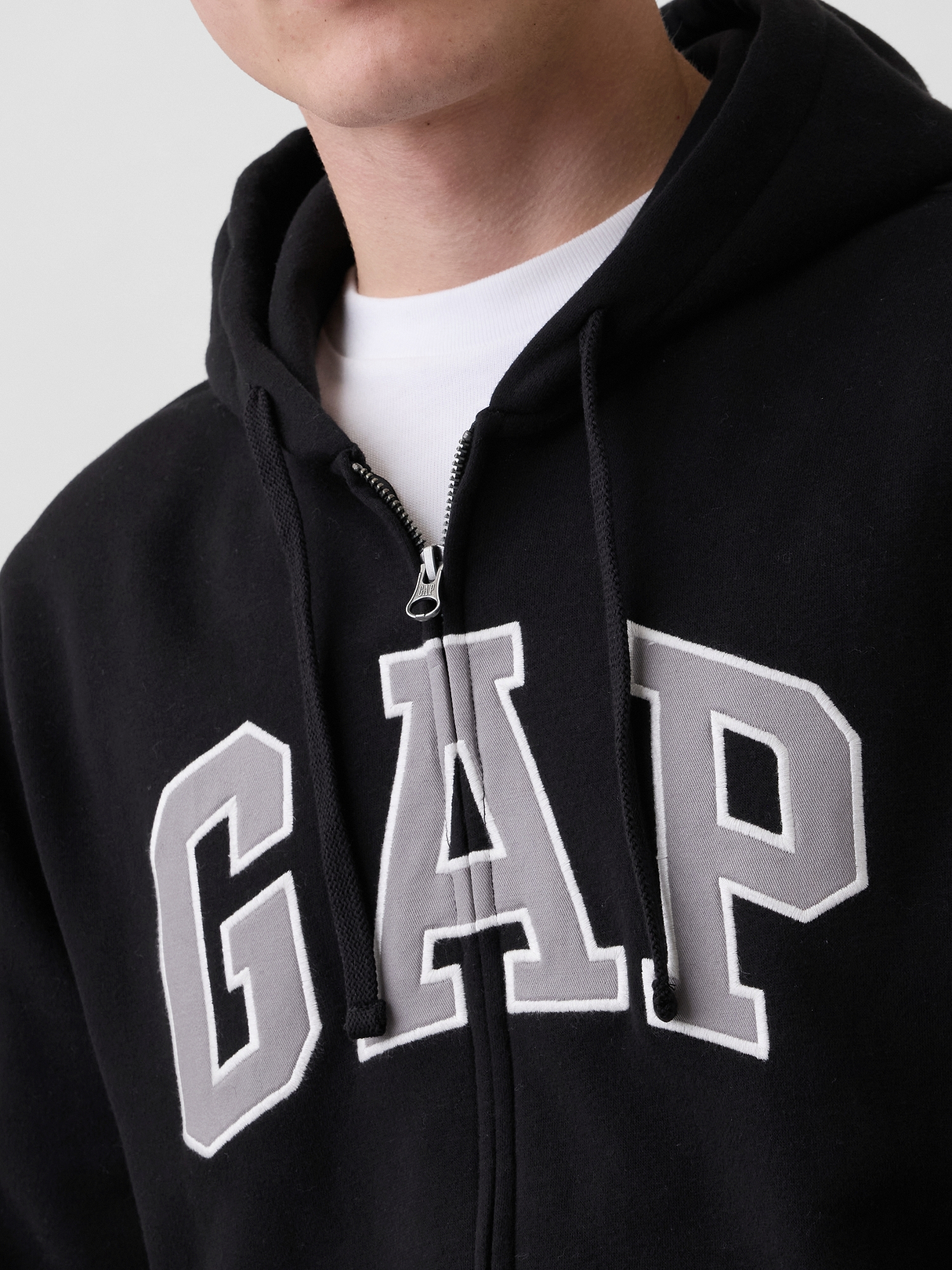 Adult VintageSoft Arch Logo Zip Hoodie | Gap