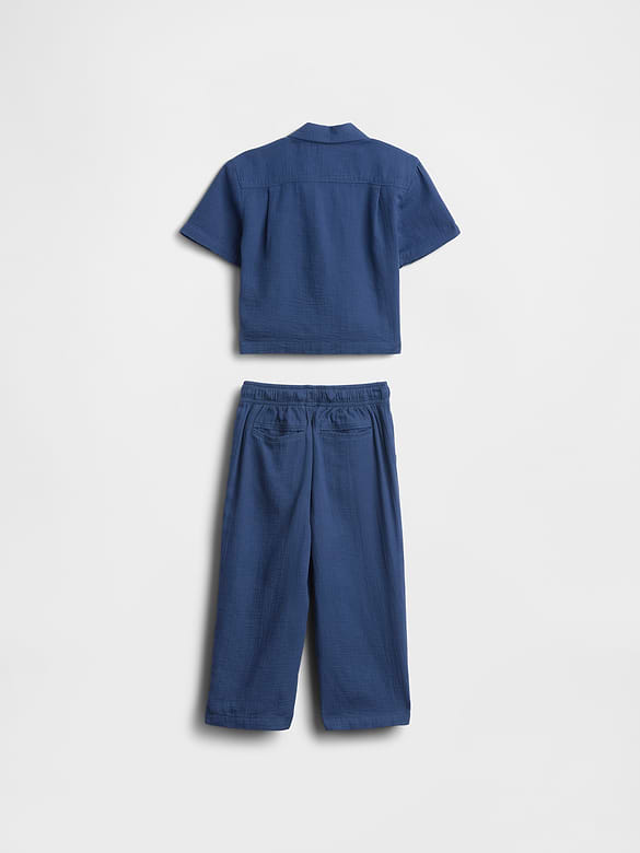 Baby & Toddler Cotton Gauze Outfit Set