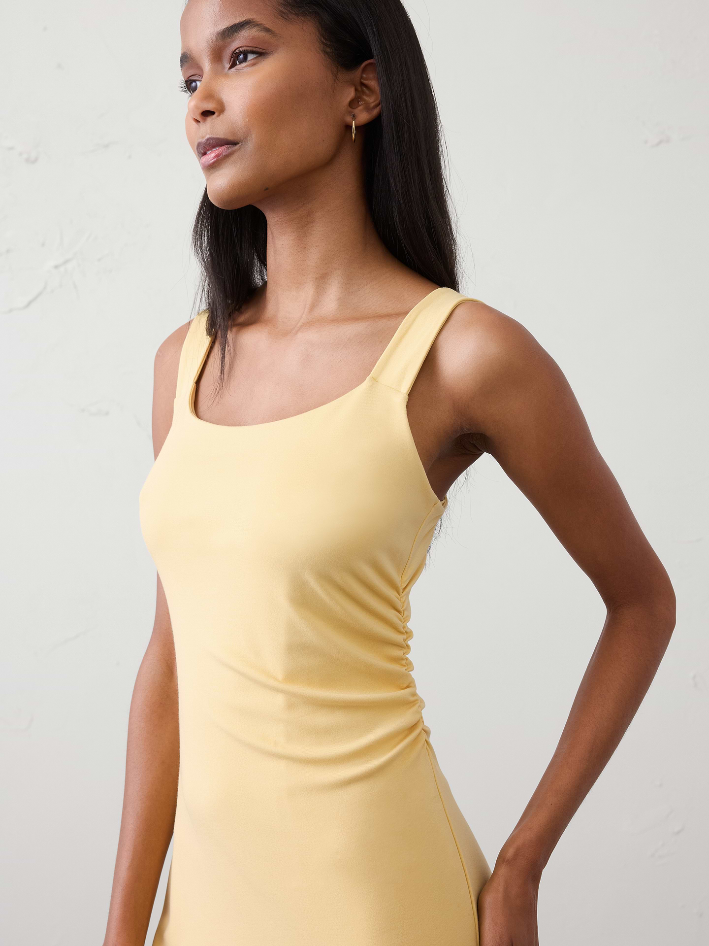 Image number 3 showing, Side-Shirred Tank Midi Dress