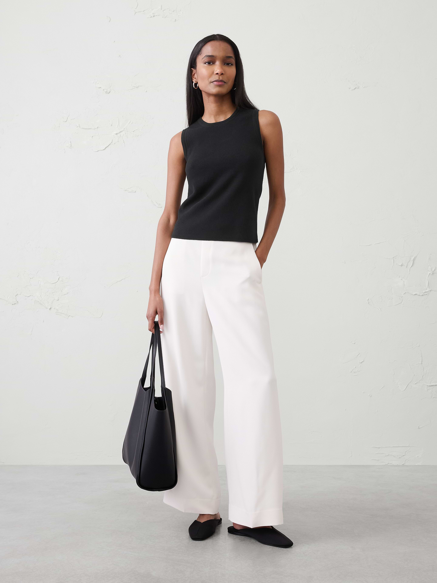 Image number 1 showing, Ribbed Sweater Tank