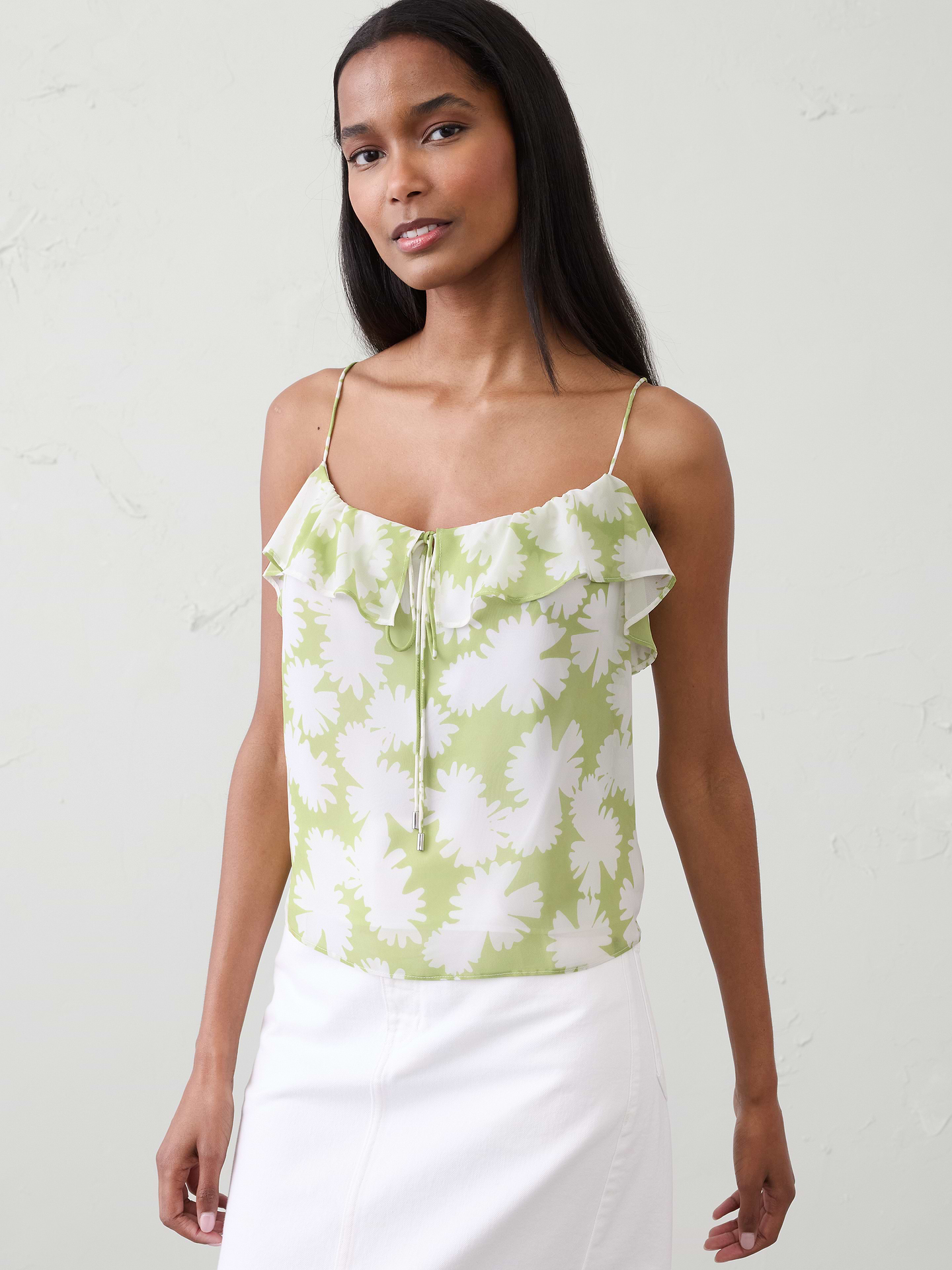 Image number 1 showing, Ruffled Cami