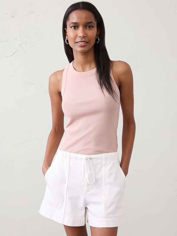 Ribbed Racer Tank