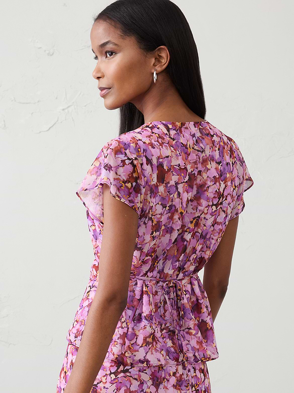 Ruched-Front Top