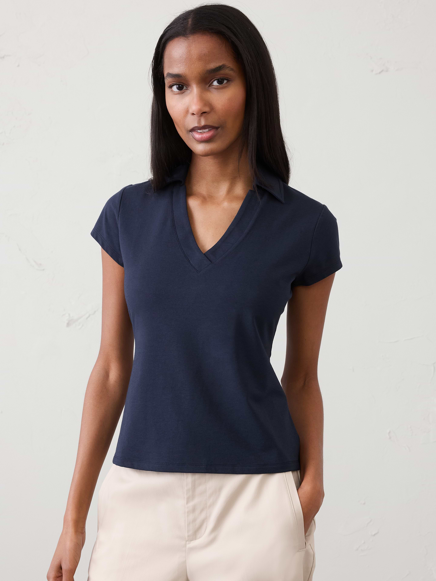 Image number 1 showing, Soft Stretch Polo