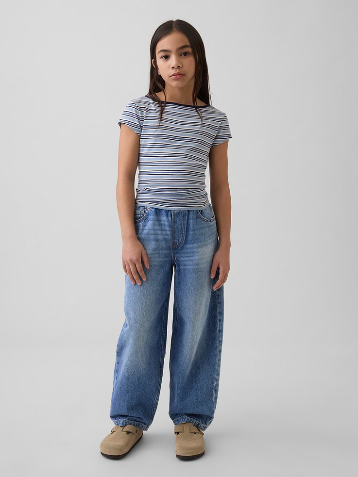 Image number 2 showing, Kids Easy Baggy Taper Jeans