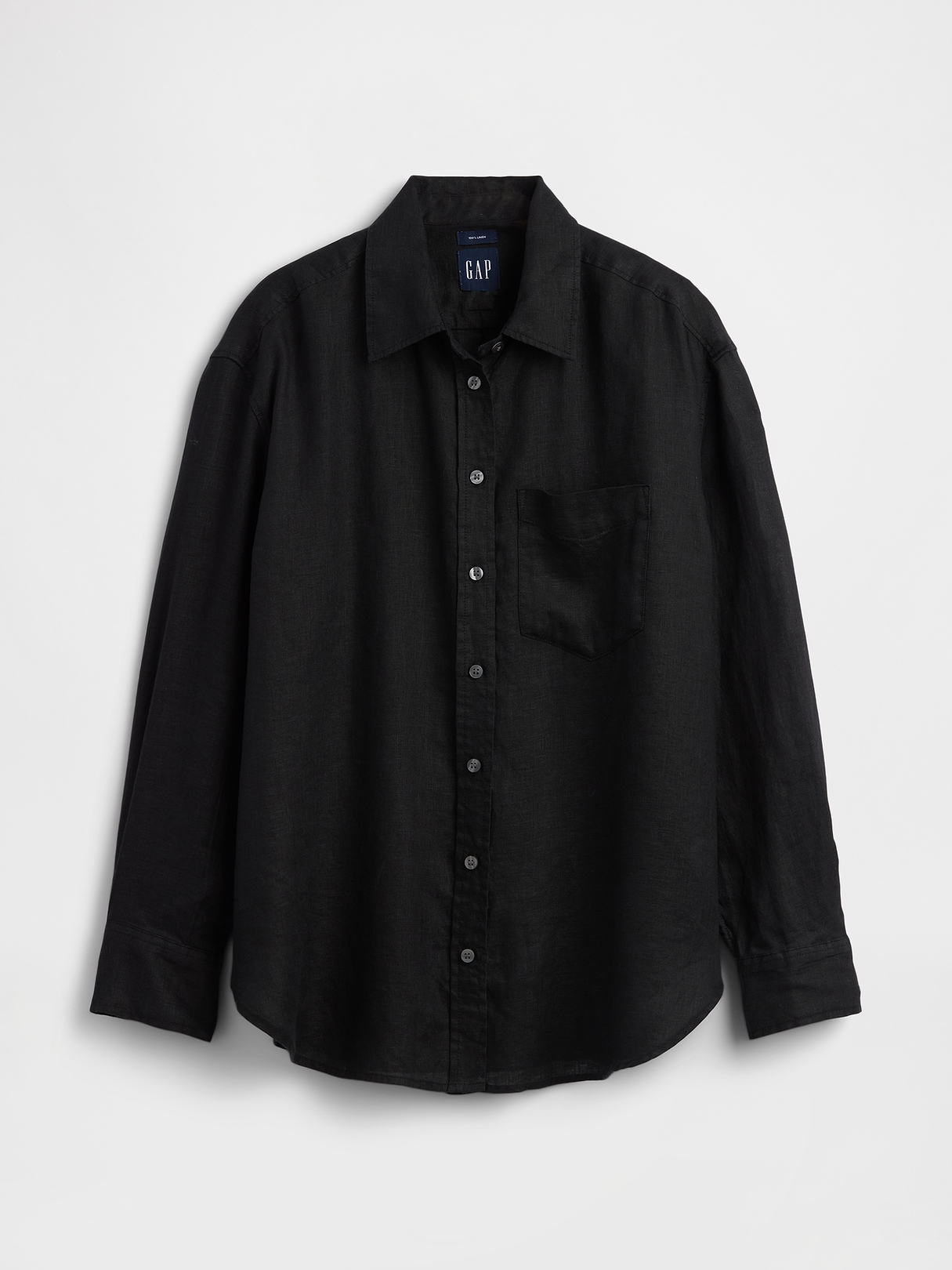 100% Linen Oversized Shirt | Gap