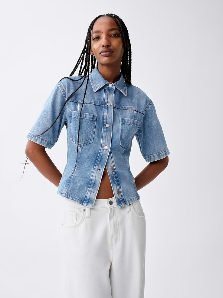 Image number 6 showing, UltraSoft Denim Pocket Shirt