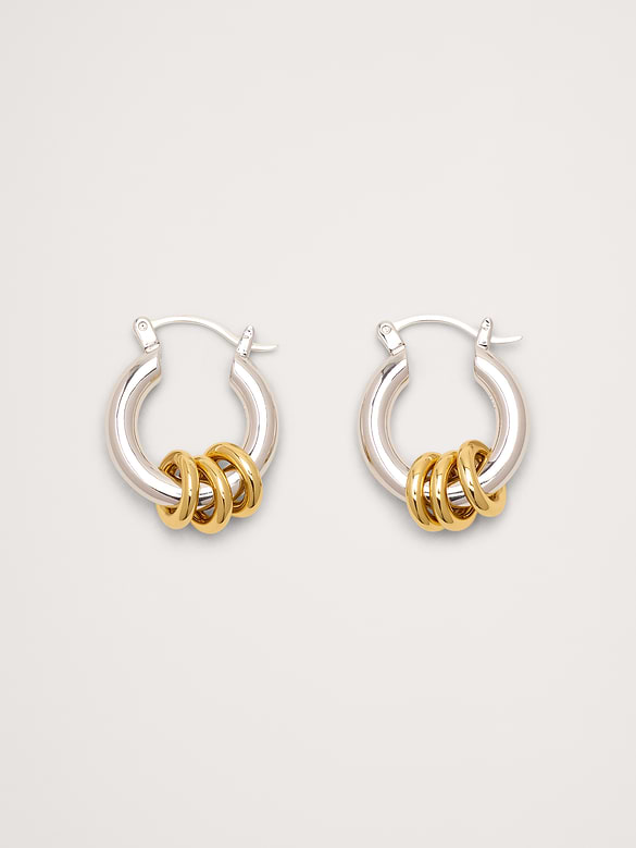 Fillia Two-Tone Earrings by Laura Lombardi