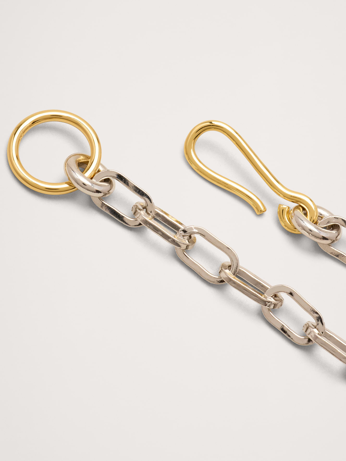 Image 3 of 3, Fara Two-Tone Necklace by Laura Lombardi