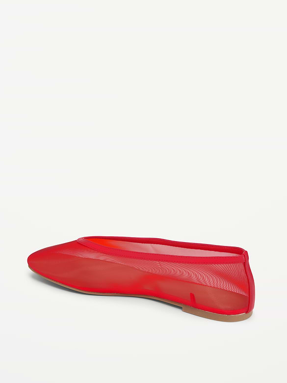 Mesh Ballet Flats for Women
