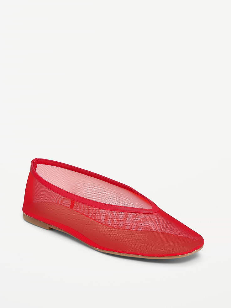 L'image numéro 1 présente Ballerines en maille pour femme