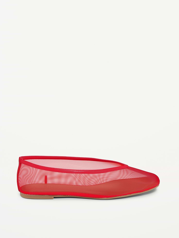L'image numéro 4 présente Ballerines en maille pour femme